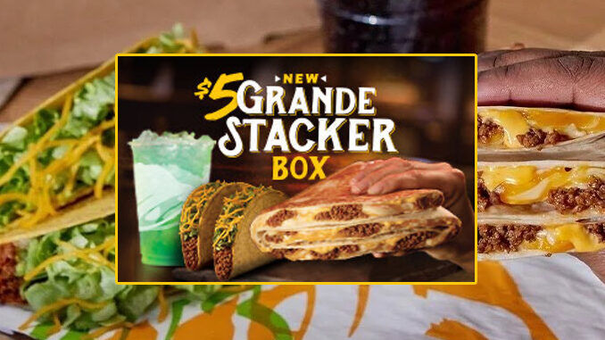 Stacked Taco Value Meals : Taco Bell $5 Grande Stacker Box