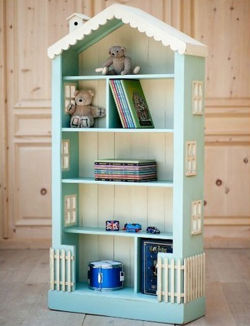 Dollhouse-Inspired Bookcases