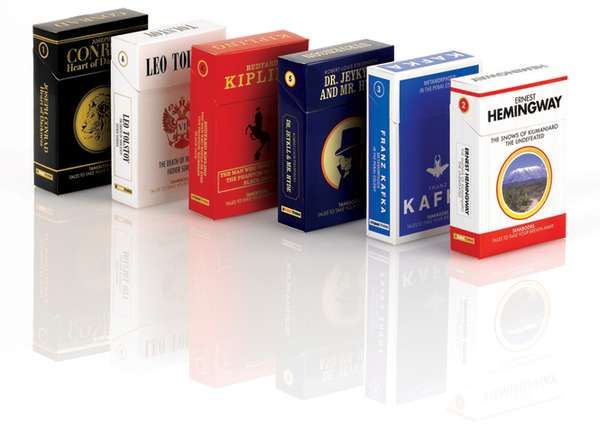 Cigarette Packages For Books