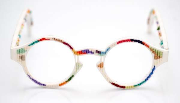 Multicolored 3D-Printed Eyewear