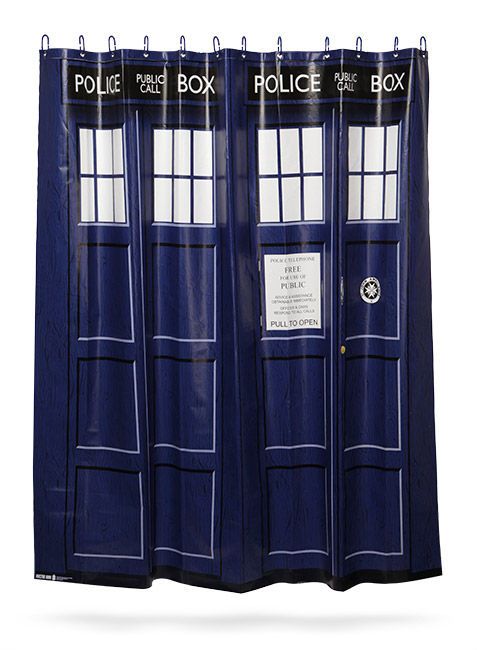 Police Box Shower Curtains