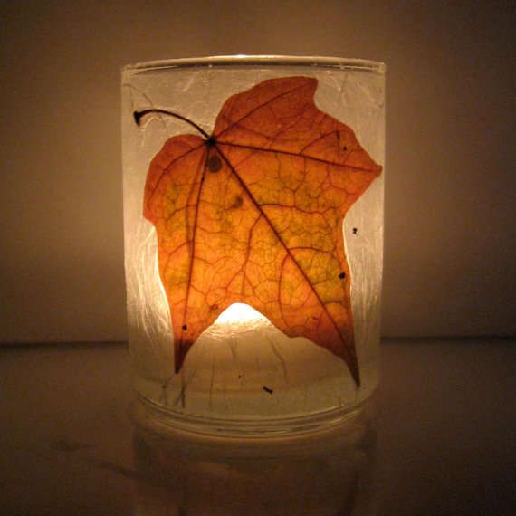 Autumn Leaf Candle Holders