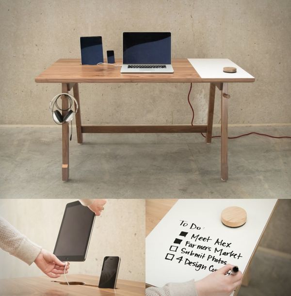 Tidy Minimalist Tech Desks