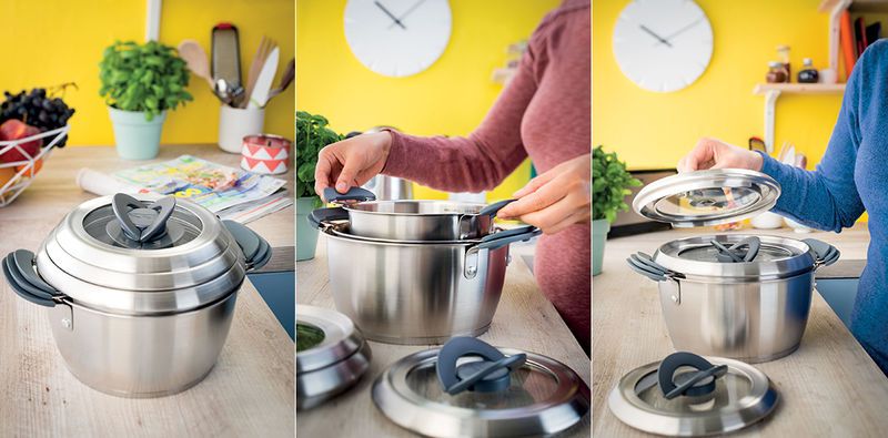 Streamlined Stackable Cookware