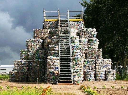 Plastic Bottle Pyramids