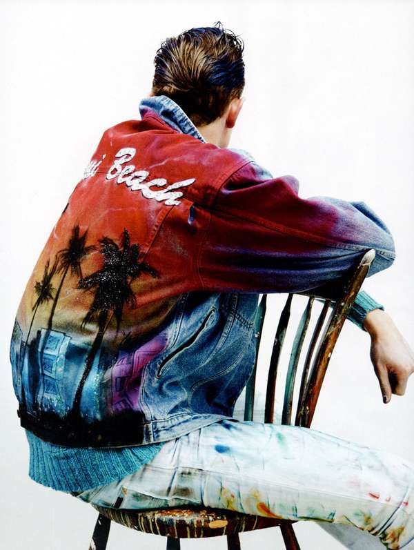 Airbrushed Denim Depictions