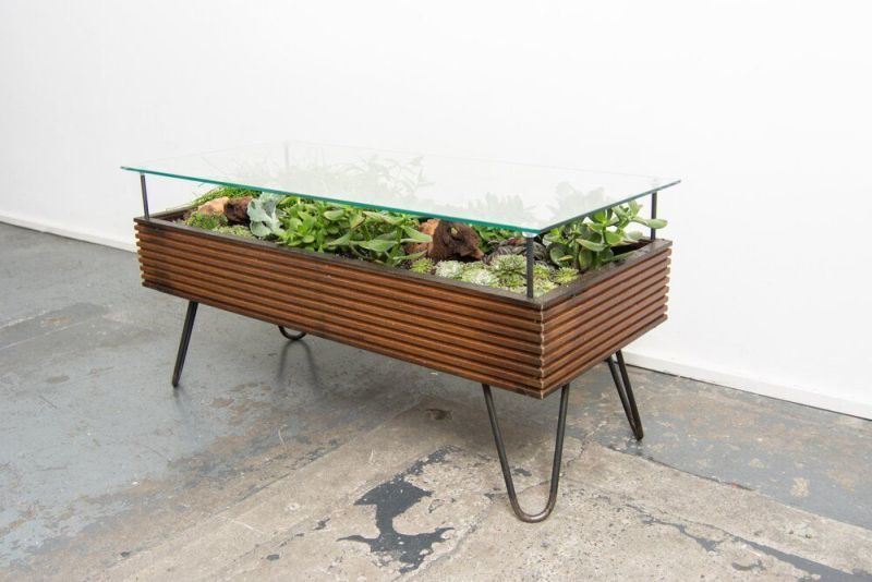 Upcycled Window Plant Tables : Terrarium Tables