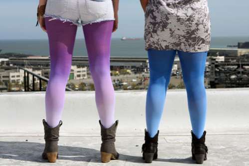 DIY Ombre Tights