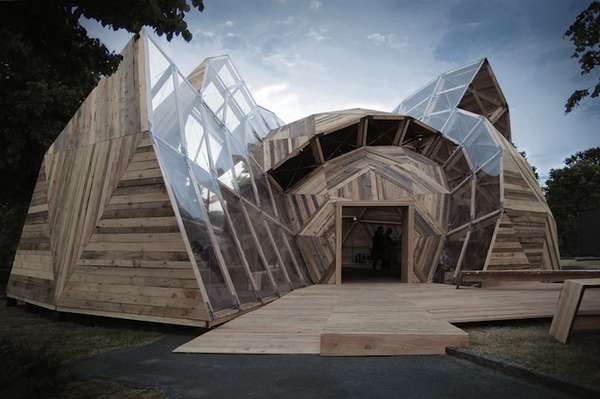 Wooden Geodesic Pavilions