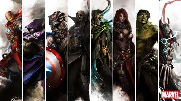 Medieval Marvel Superheroes