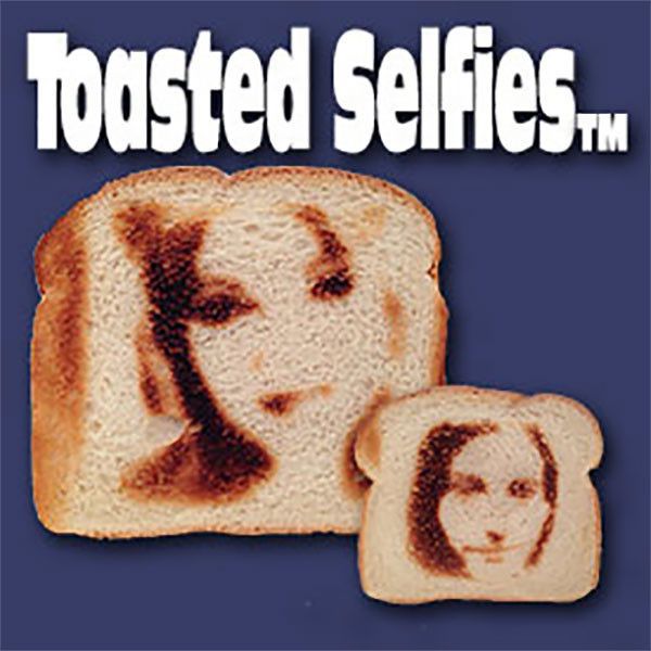 Selfie-Printed Toast