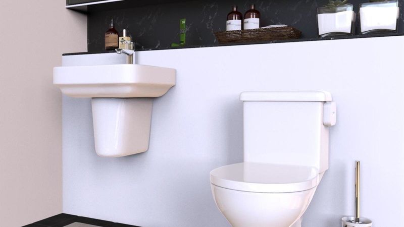 Automated Chemical-Free Toilet Cleaners : toilet cleaning system