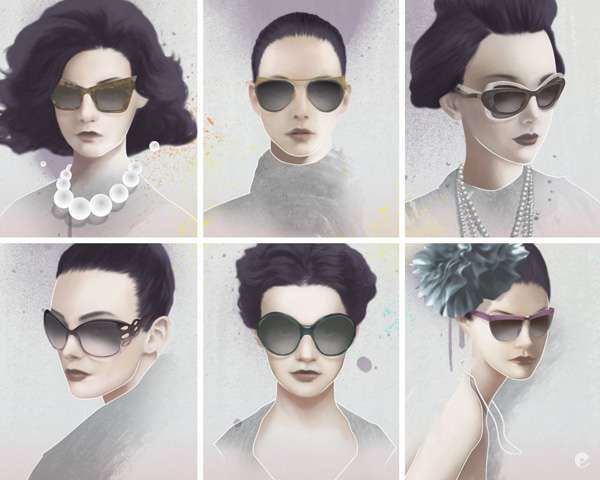 Shady Lady Illustrations