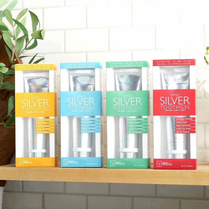 Nano Silver Tooth Gels Winter Mint - Elementa Silver