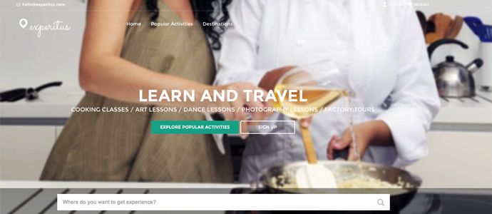 Travel Experience Websites