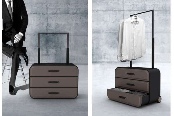 Cabinet-Inspired Luggage