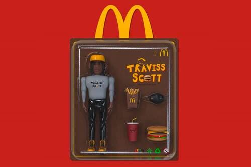 Fast Food Meal Rapper Figurine : travis scott toy