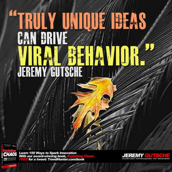 Truly Unique Ideas Drive Viral Behavior