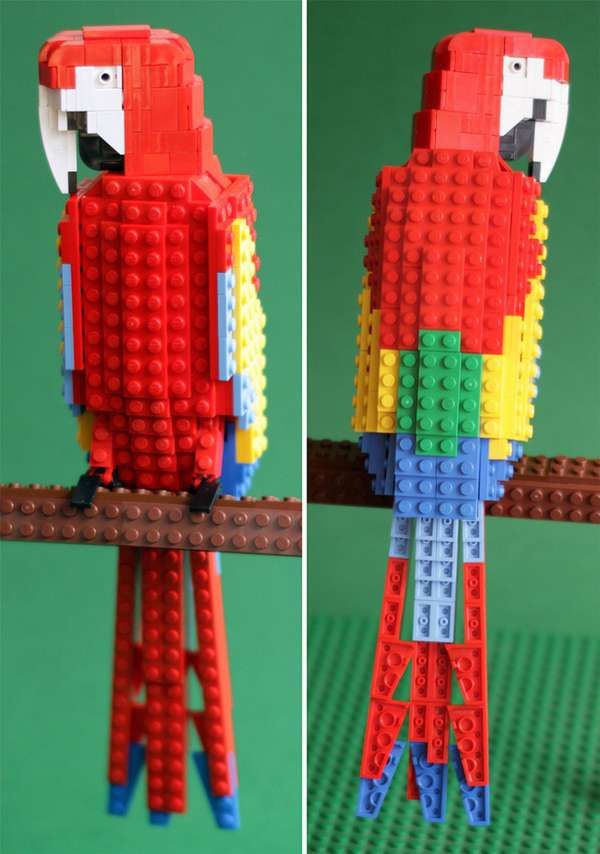 Polychromatic LEGO Avians