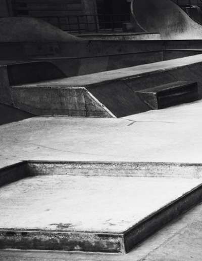 Monochromatic Skateboard Pictorials