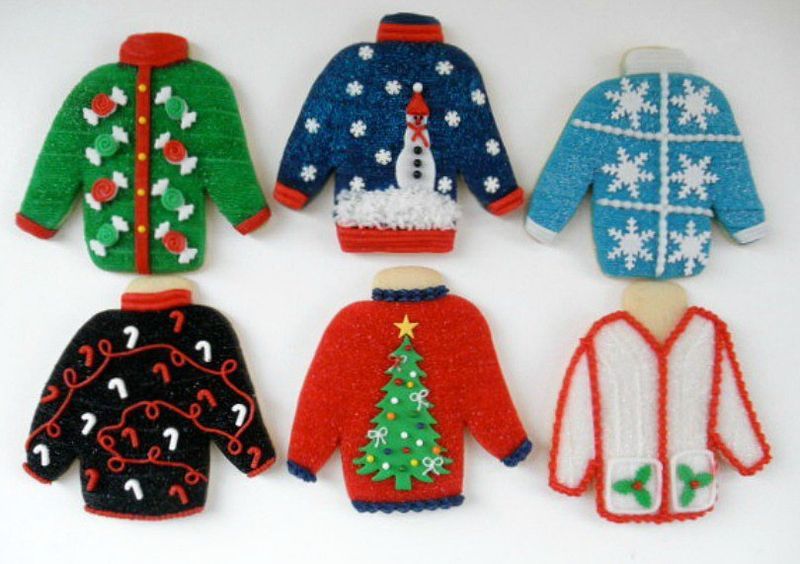 Ugly Sweater Christmas Cookies