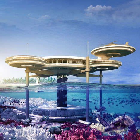 Orbit-Inspired Underwater Hotels