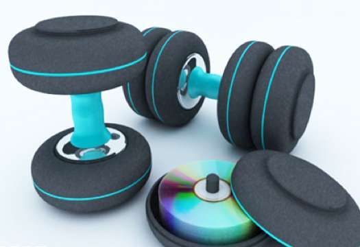 Compact Disc Dumbbells