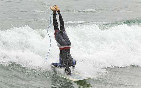 Upsidedown Surfing