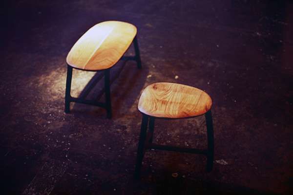 Minimalist Wooden Stools