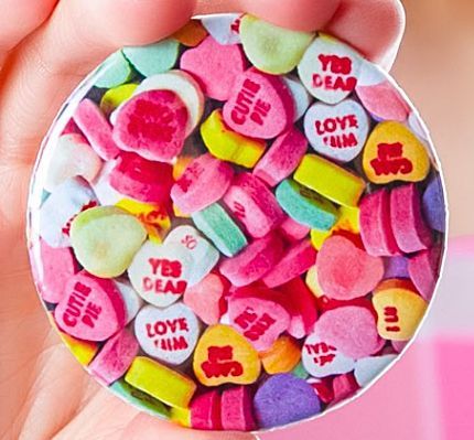 Romantic Candy Printed Mirrors