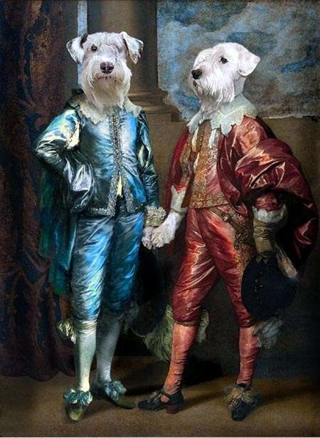 Aristocratic Dog Paintings