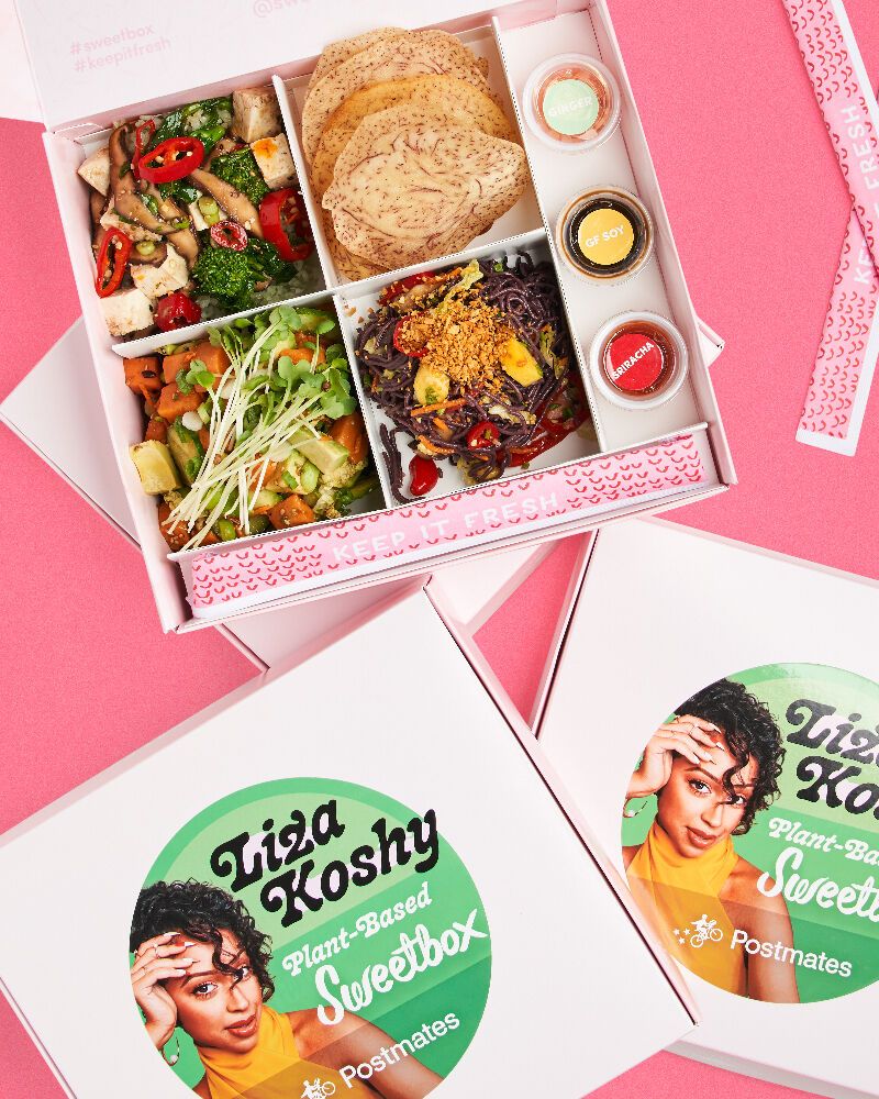 Vegan Poke Bento Box with Liza Koshy @ Sweetfin! - Ta-Daa!