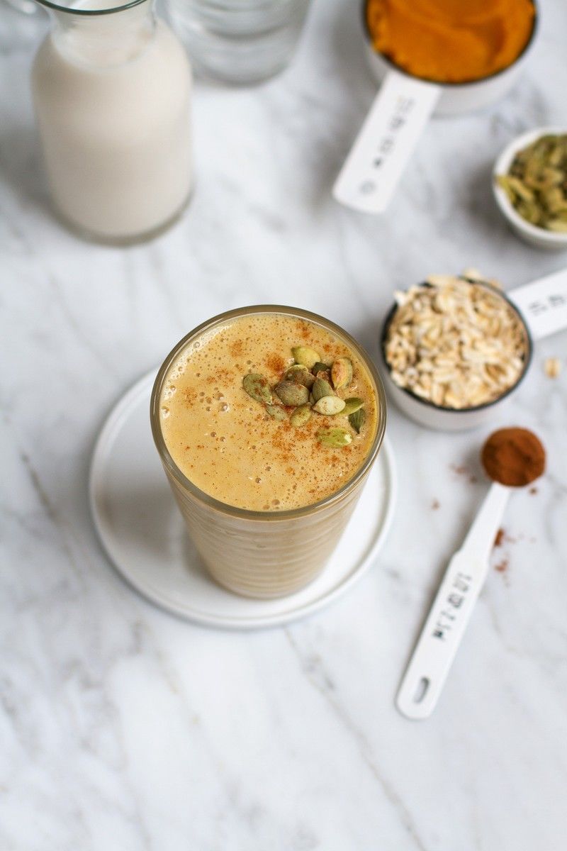 Oatmeal Gourd Smoothies