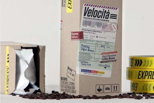 Couriered Coffee Branding