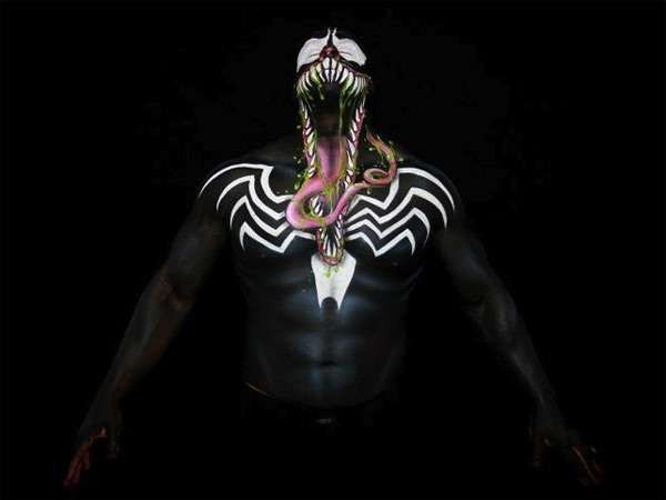 Super Villain Body Paint