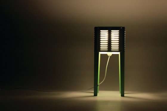 Louvered Table Lamps