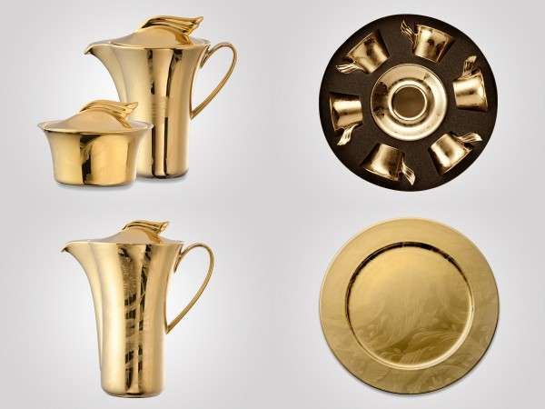 Elegant Gold Tableware Collections