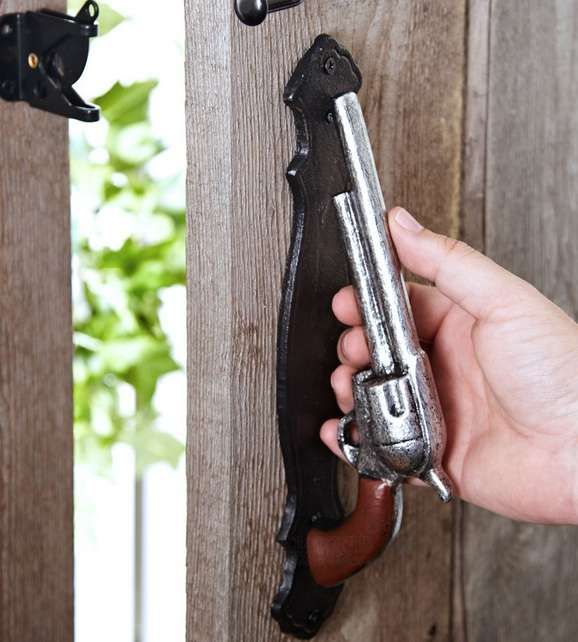 Vintage Pistol Door Handles