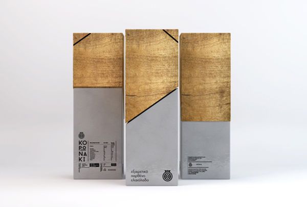 Minimalist Olive Oil Packaging