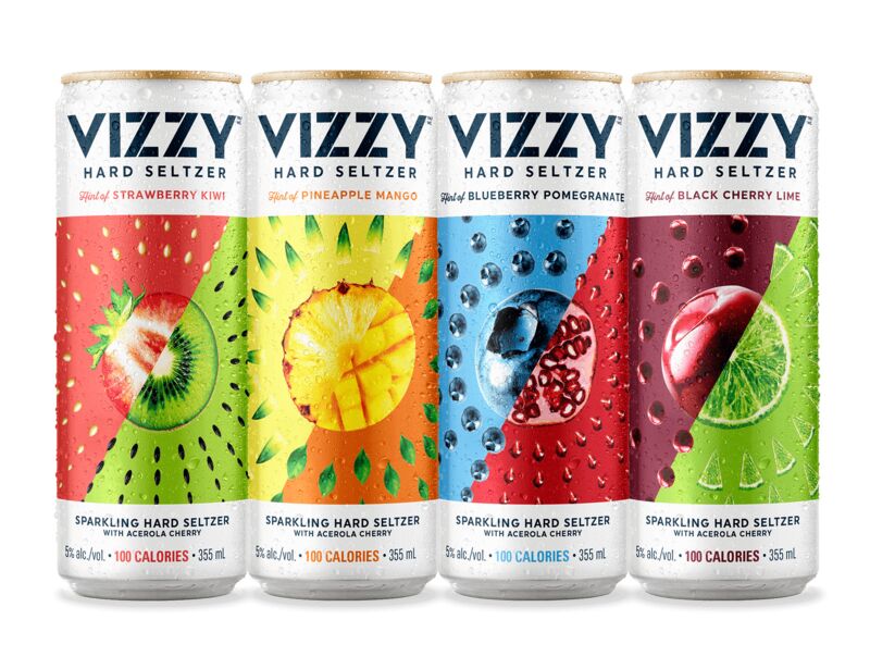 Fruit-Forward Summer Seltzer : Vizzy Launched in Canada