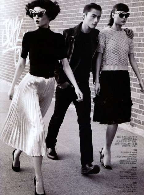 Retro Trio Editorials