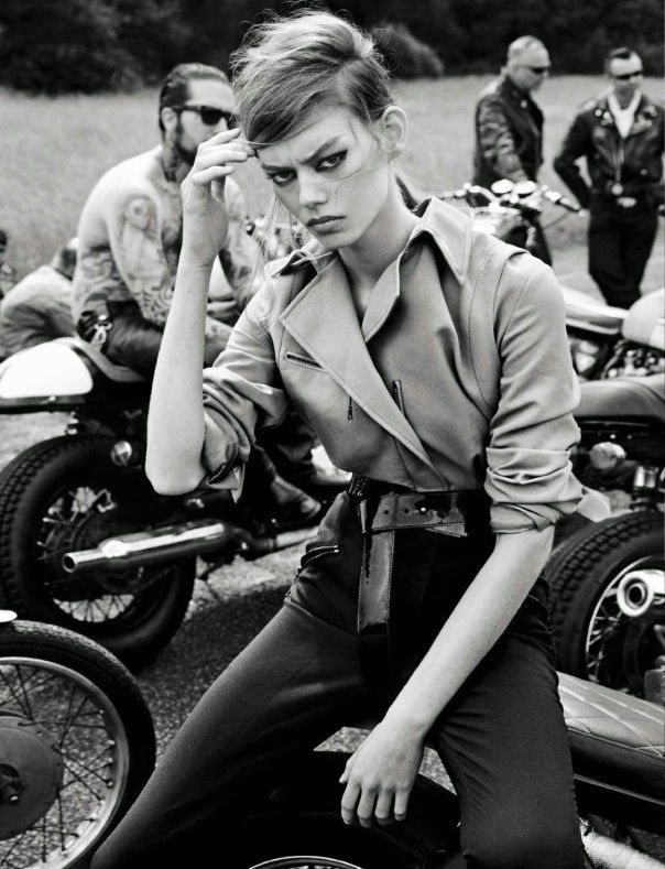 Romantic Biker Editorials