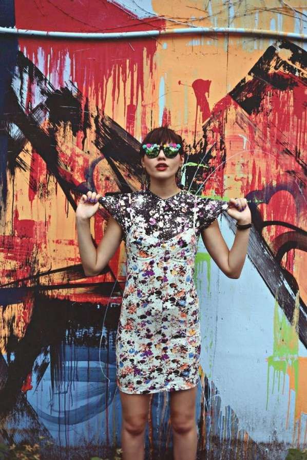 Paint-Splattered 90s Lookbooks