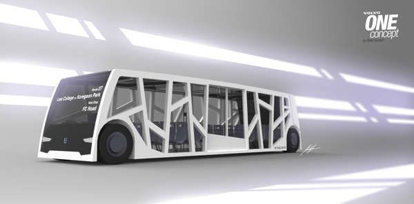 Bare-Boned Modern Buses