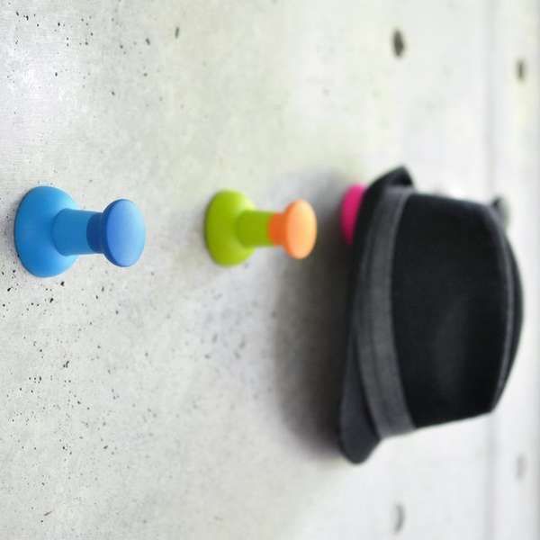 Push Pin Wall Hooks