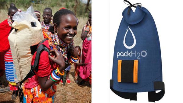 Sunlight-Sterilized Water Backpacks