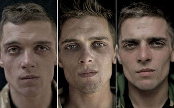 Soldier Time-Lapse Portraits