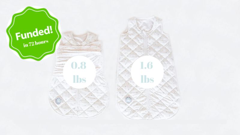 weighted infant sleep sack