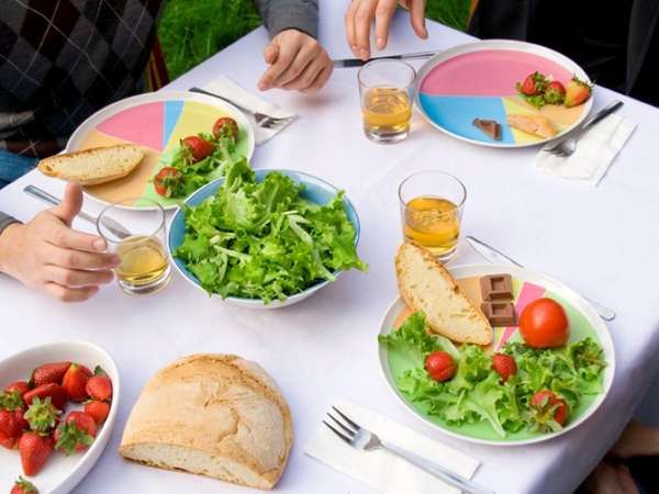 Diet-Aiding Dinner Plates