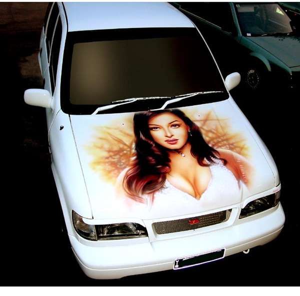 Painting Portraits on Cars